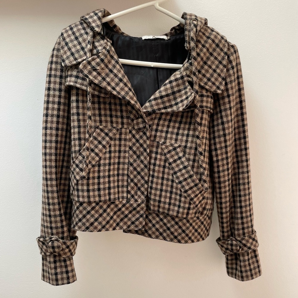 Mike & Chris plaid wool jacket - S